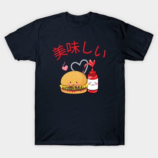 Delicious Cheeseburger v2 T-Shirt by CLPDesignLab